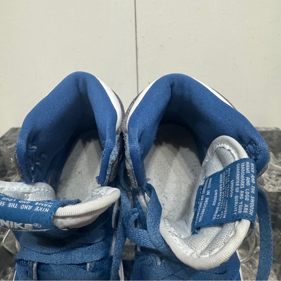 Nike Jordan 1 Retro High OG True Blue Shoes Boys 11 C FD1437-410 Sneakers Kids - Picture 5 of 15